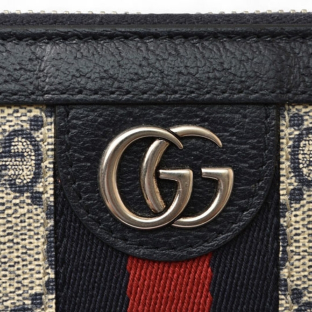 Gucci Black And Red Canvas Wallet